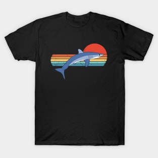 Mako Shark Retro Sunset T-Shirt